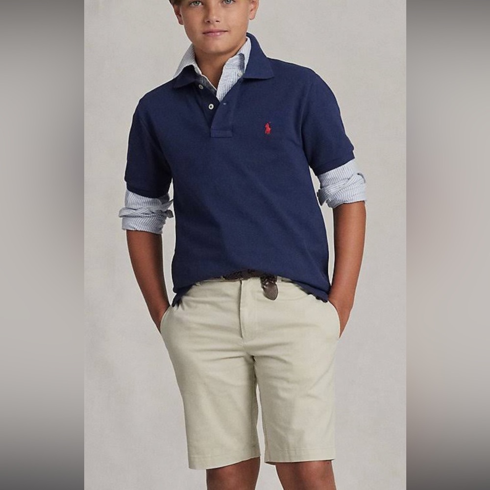 Polo shorts boys  size 18